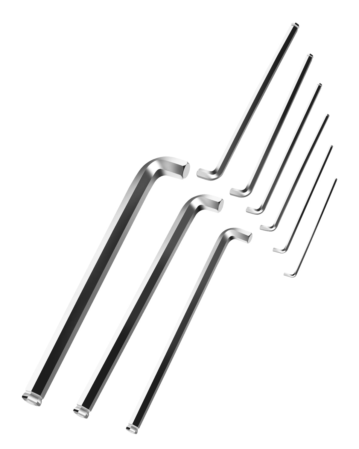 9pc Ball End Hex Key Set -short