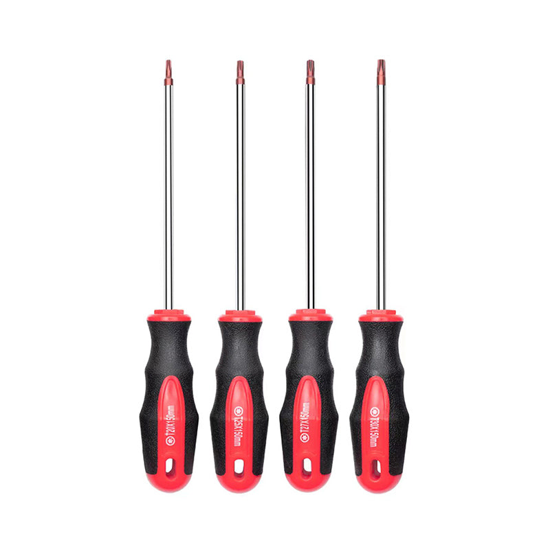 4pc torx screwdriver set (red tips)--ROTATION
