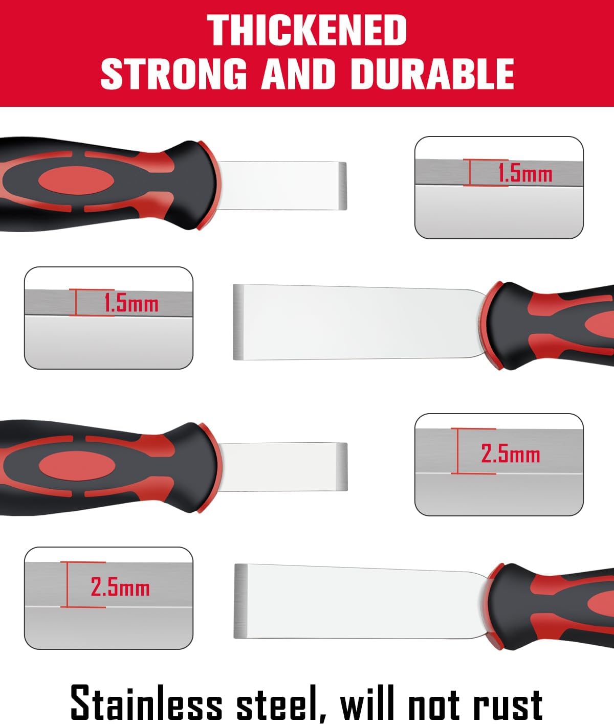 4pc scraper set