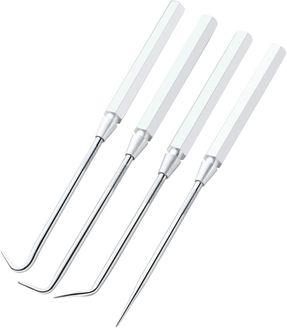 4pc hook and pick set (hex handle)