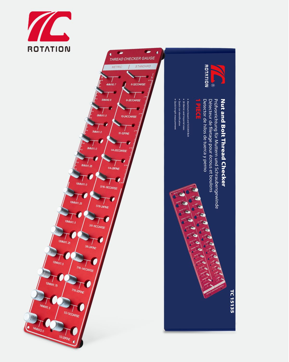 Nut and Bolt Thread Checker