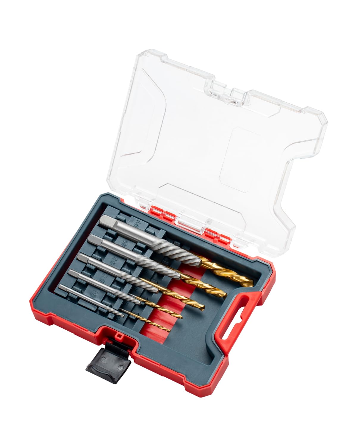 10pc Screw Extractor and Left Hand Drill Bits Set