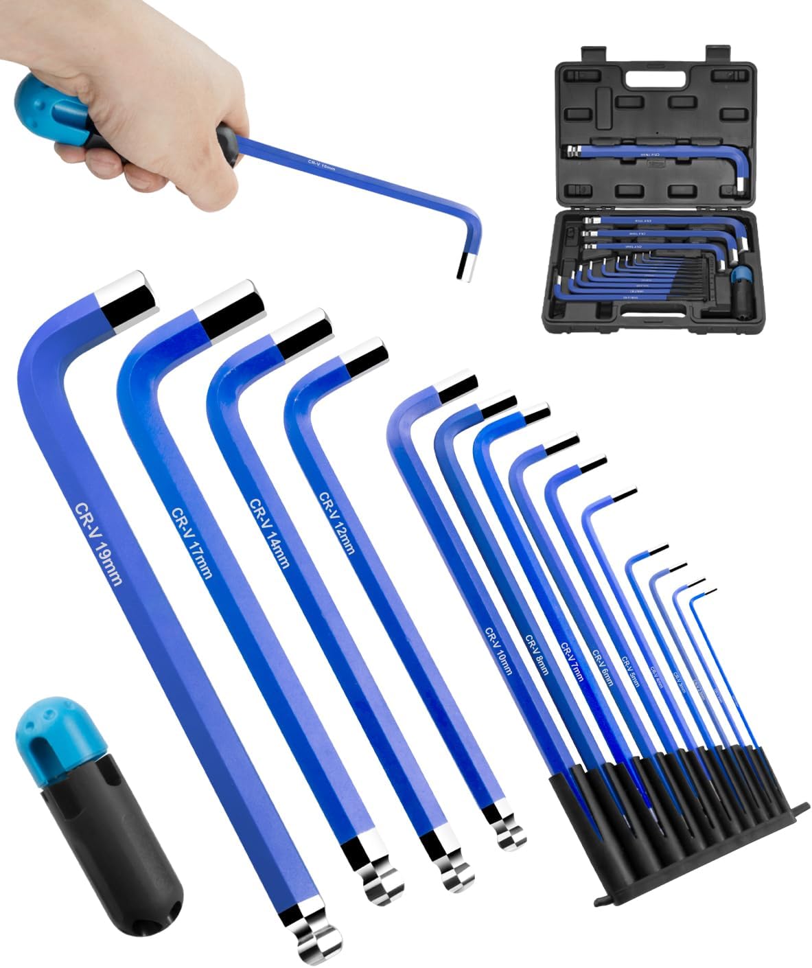 14pc Jumbo Hex Key Set (Metric)