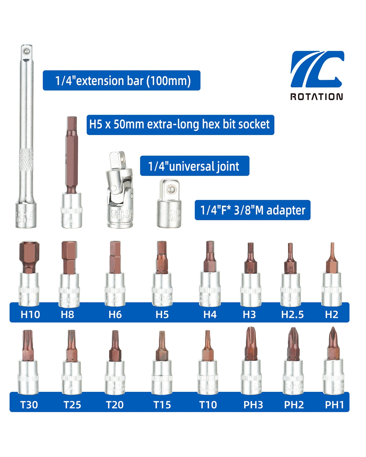 21pc Torque Wrench Set