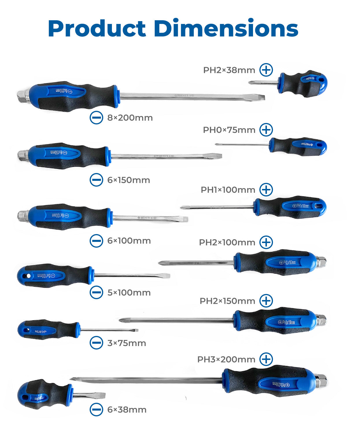 12pc Screwdriver Set (nichrome tip)