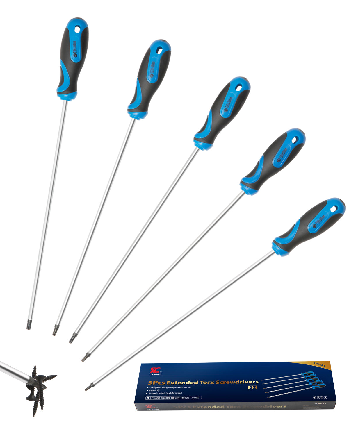 5pc Torx Screwdriver Set